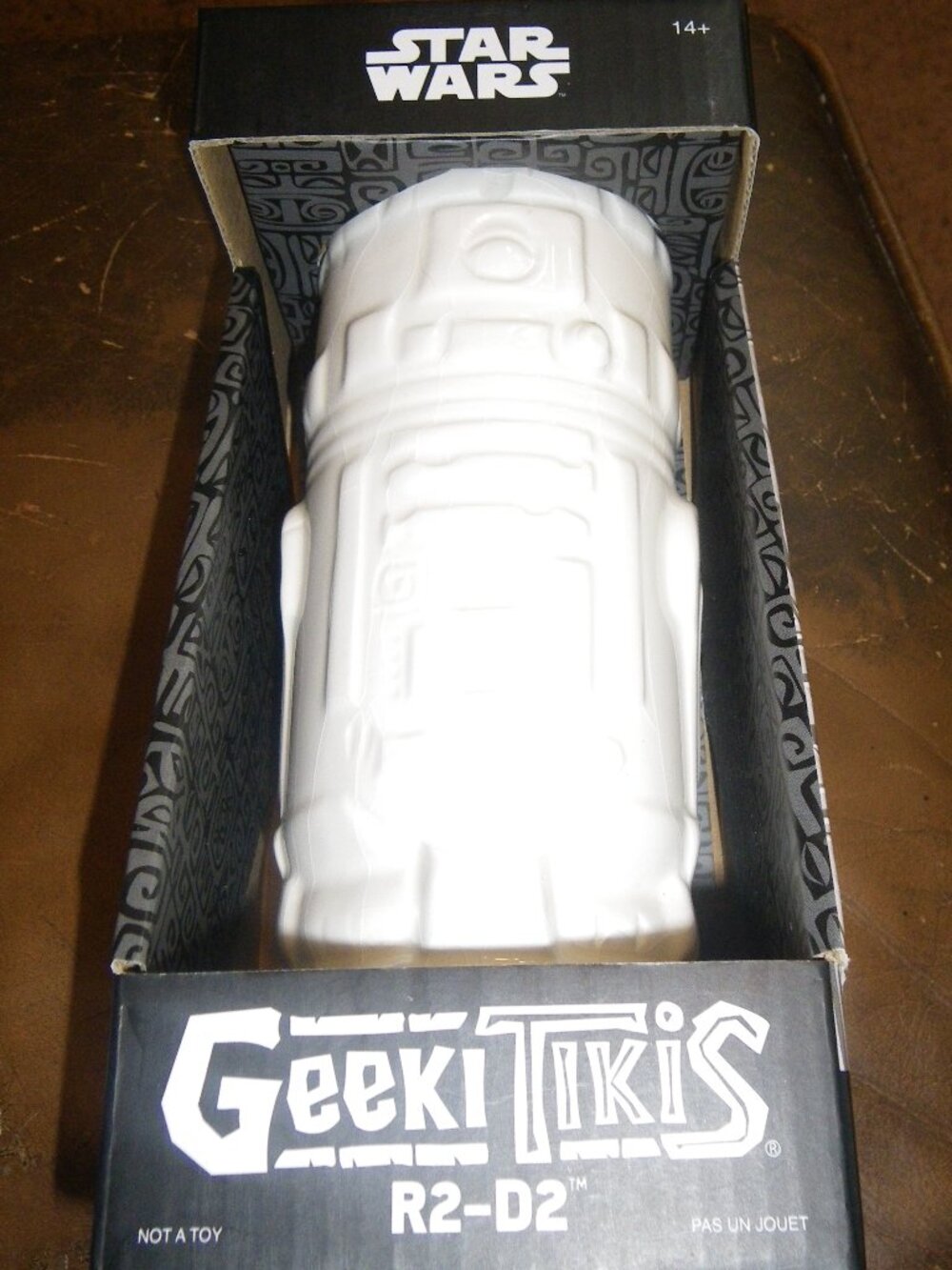 Star Wars Geeki Tikis R2-D2 Figural Ceramic Novelty Tiki Mug White 14oz NIP!